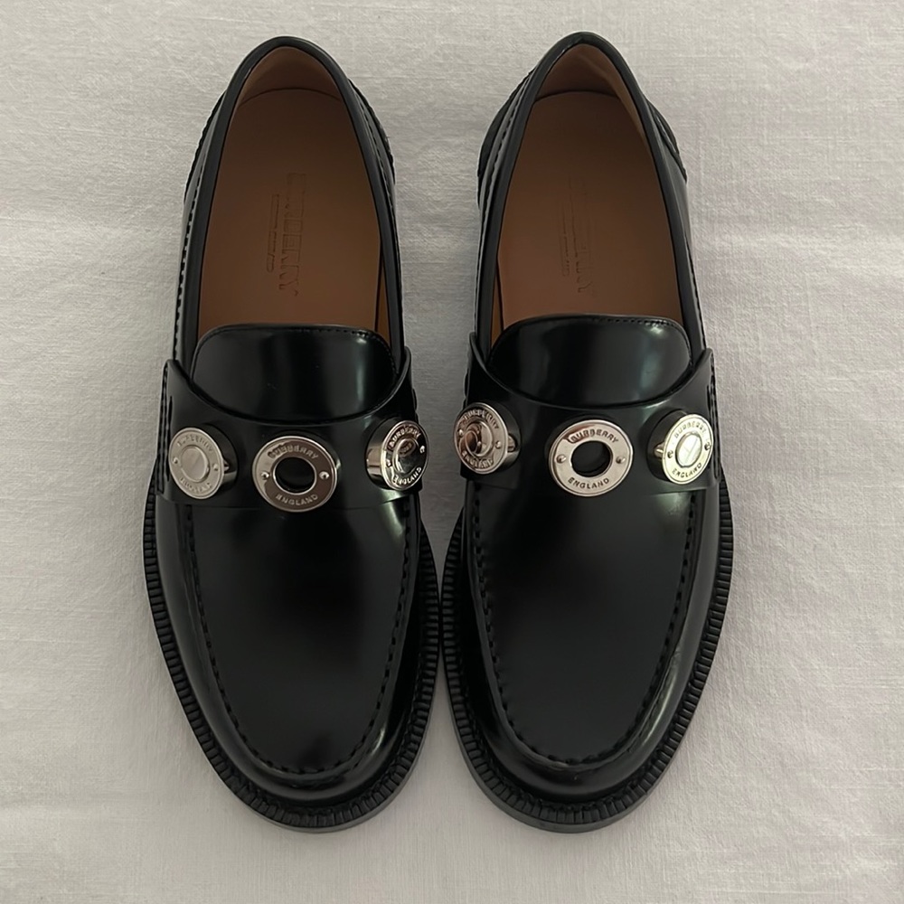 Burberry leather loafers